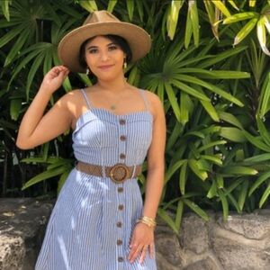 Adorable Boutique Striped Summer Dress Size M